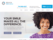 Tablet Screenshot of hbdentalgroup.com
